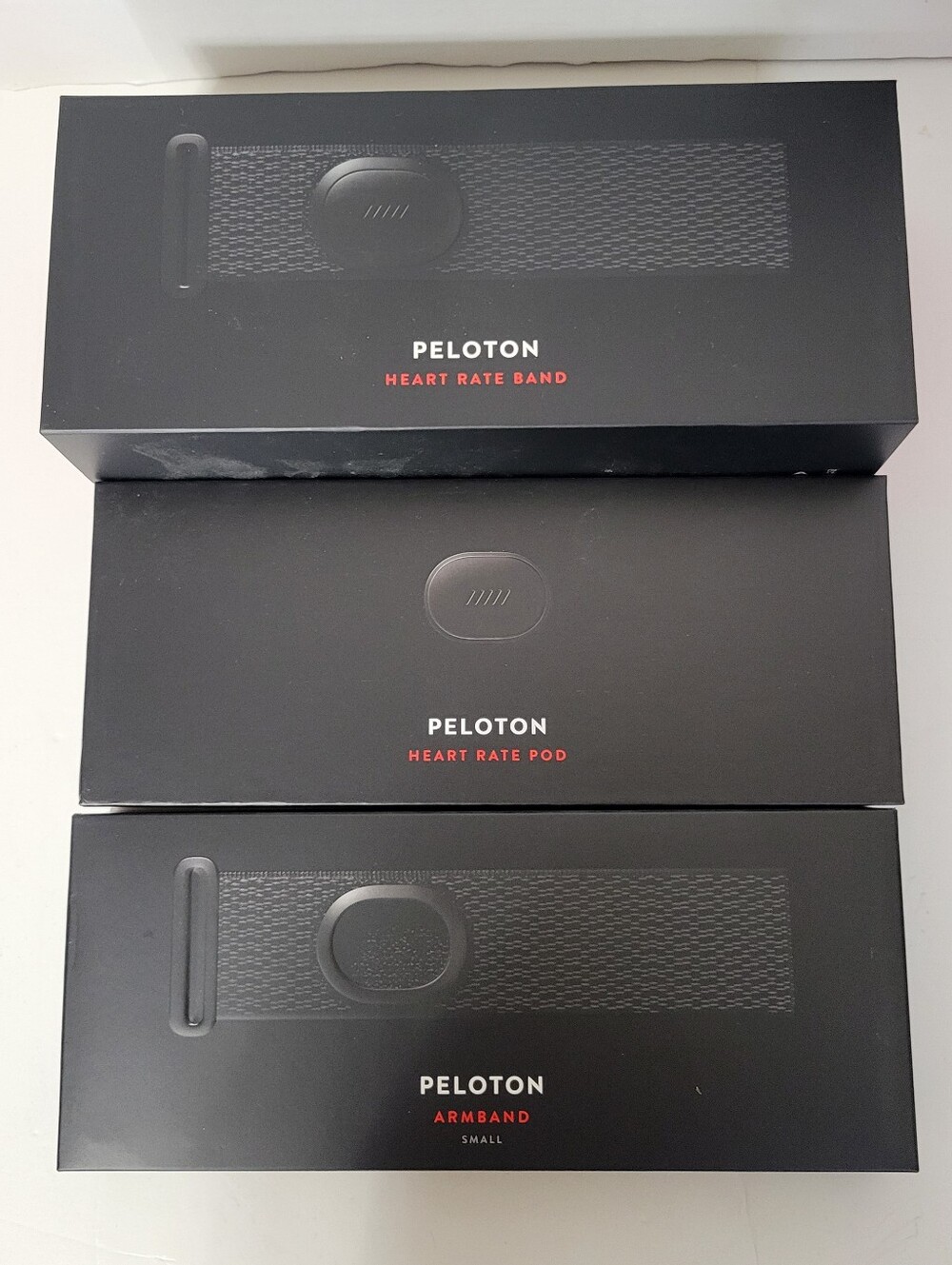Peloton Heart Rate Band Small with Pod Wireless Armband Black NIB HM02-0001